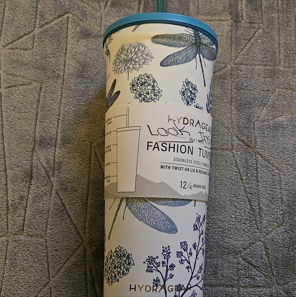 Hydragear 24oz steel Tumbler with straw